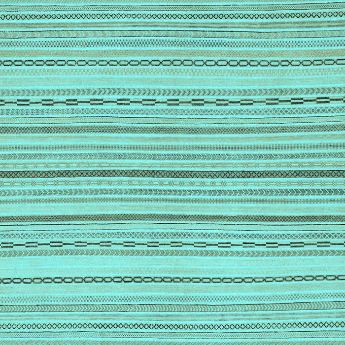 Machine Washable Oriental Light Blue Modern Rug, wshabs2625lblu