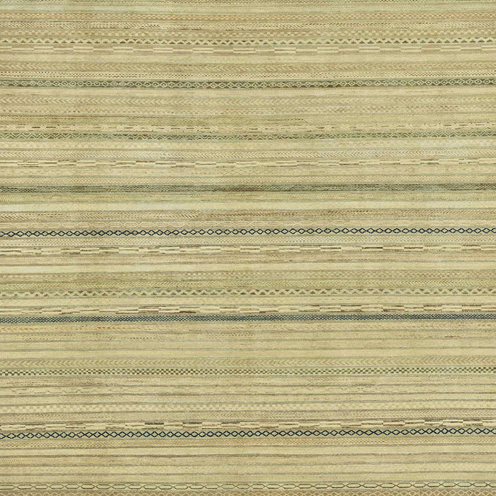 Square Abstract Copper Green Oriental Rug, abs2626