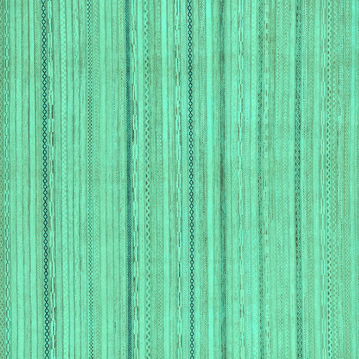 Square Oriental Turquoise Modern Rug, abs2626turq