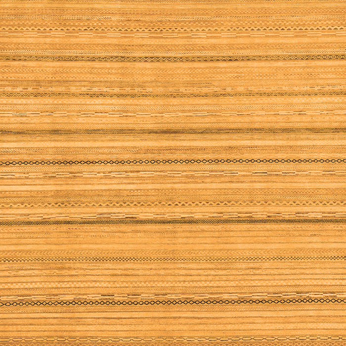 Square Oriental Orange Modern Rug, abs2626org