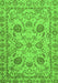 Oriental Green Modern Rug, abs2627grn