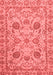 Oriental Red Modern Area Rugs