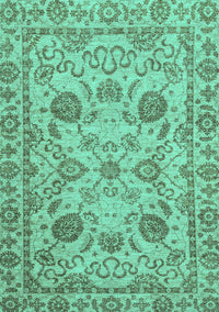 Oriental Turquoise Modern Rug, abs2627turq