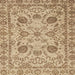 Square Machine Washable Abstract Light Brown Rug, wshabs2627