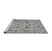 Sideview of Machine Washable Oriental Gray Modern Rug, wshabs2627gry