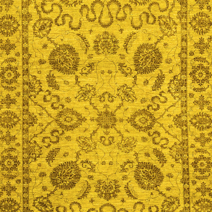 Oriental Yellow Modern Rug, abs2627yw