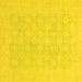 Square Oriental Yellow Modern Rug, abs2628yw