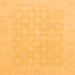 Square Oriental Orange Modern Rug, abs2628org