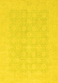 Oriental Yellow Modern Rug, abs2628yw