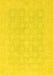 Oriental Yellow Modern Rug, abs2628yw