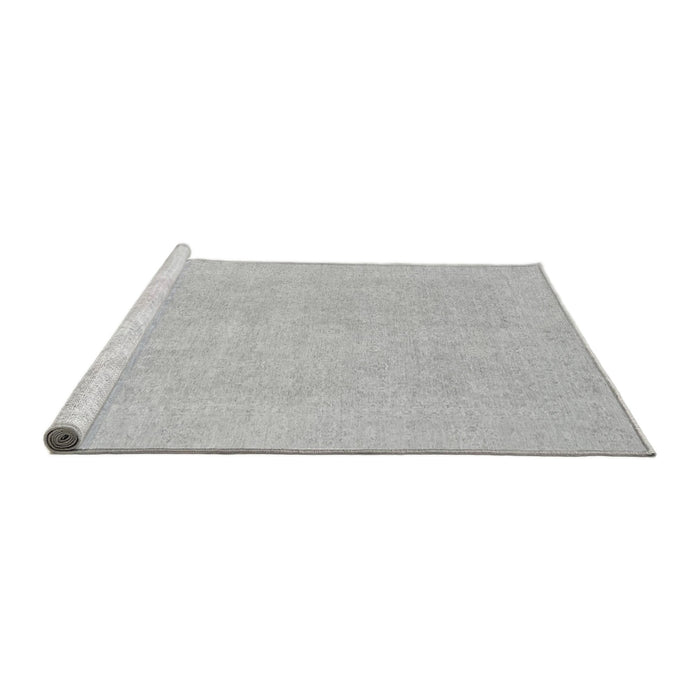 Sideview of Machine Washable Oriental Gray Modern Rug, wshabs2628gry