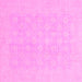 Square Oriental Pink Modern Rug, abs2628pnk