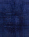 Abstract Denim Dark Blue Oriental Rug, abs2629