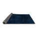 Sideview of Oriental Turquoise Modern Rug, abs2629turq