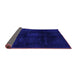 Sideview of Oriental Purple Modern Rug, abs2629pur