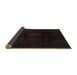 Sideview of Oriental Brown Modern Rug, abs2629brn