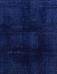 Machine Washable Abstract Denim Dark Blue Rug, wshabs2629