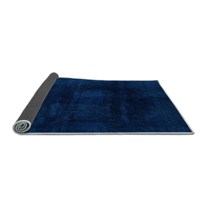 Sideview of Oriental Light Blue Modern Rug, abs2629lblu