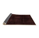 Sideview of Oriental Orange Modern Rug, abs2629org