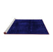 Sideview of Machine Washable Oriental Purple Modern Area Rugs, wshabs2629pur