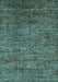 Abstract Light Blue Modern Rug, abs262lblu