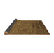 Sideview of Abstract Brown Modern Rug, abs262brn