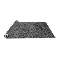 Sideview of Abstract Gray Modern Rug, abs262gry