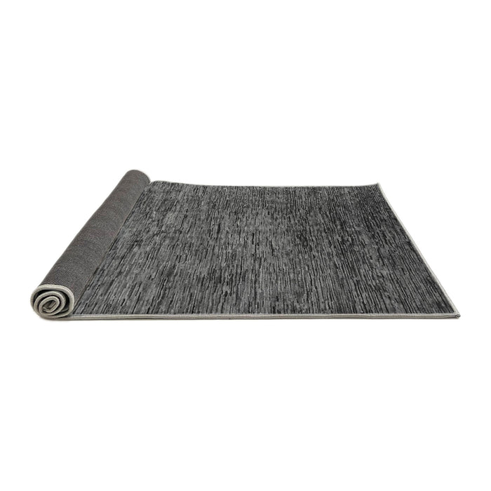 Sideview of Abstract Gray Modern Rug, abs262gry