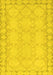 Oriental Yellow Modern Rug, abs2630yw