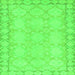 Square Oriental Green Modern Rug, abs2630grn