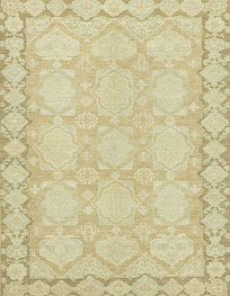 Abstract Brown Gold Oriental Rug, abs2630