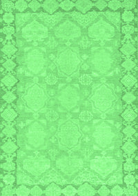 Oriental Emerald Green Modern Rug, abs2630emgrn