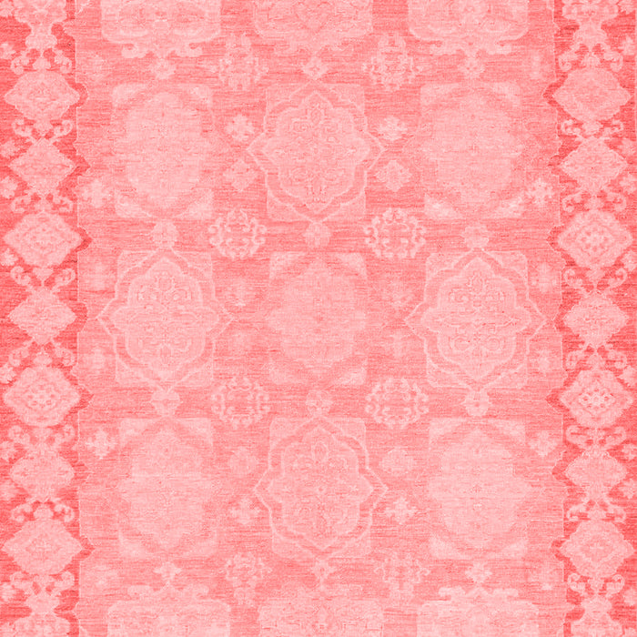 Machine Washable Oriental Red Modern Rug, wshabs2630red