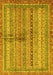 Oriental Yellow Modern Rug, abs2631yw