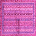 Square Oriental Pink Modern Rug, abs2631pnk