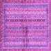 Square Oriental Purple Modern Rug, abs2631pur