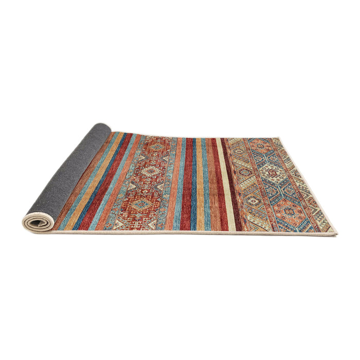 Sideview of Abstract Chestnut Red Oriental Rug, abs2632
