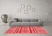 Modern Red Washable Rugs