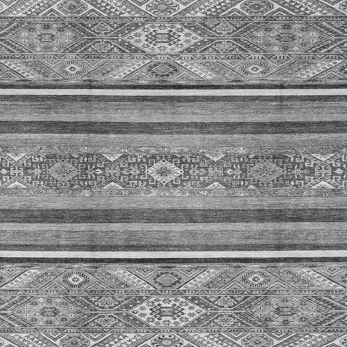 Square Oriental Gray Modern Rug, abs2632gry