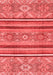 Oriental Red Modern Area Rugs