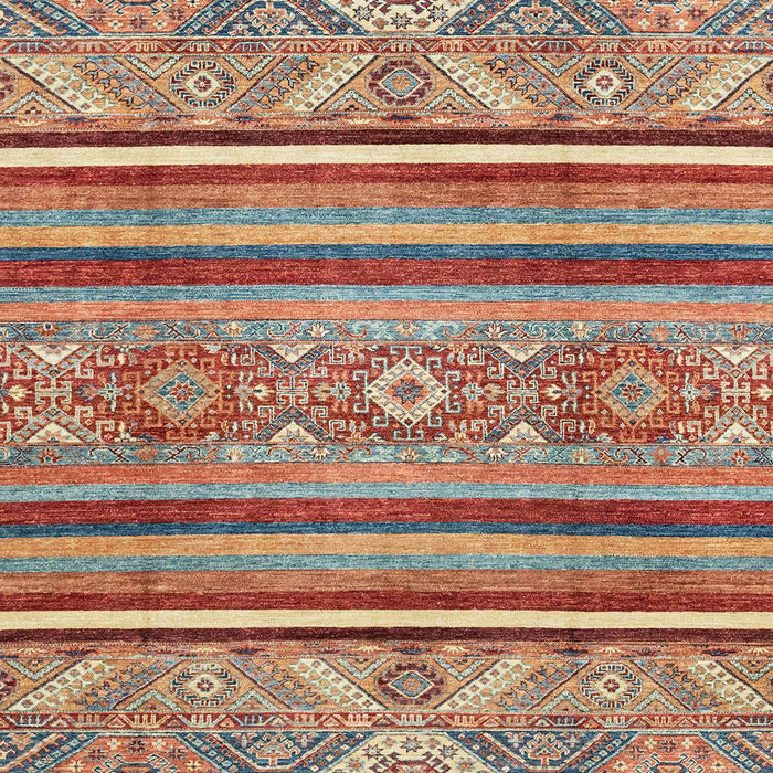 Machine Washable Abstract Chestnut Red Rug, wshabs2632