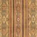 Square Oriental Brown Modern Rug, abs2632brn