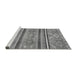 Sideview of Machine Washable Oriental Gray Modern Rug, wshabs2632gry