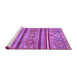 Sideview of Machine Washable Oriental Purple Modern Area Rugs, wshabs2632pur