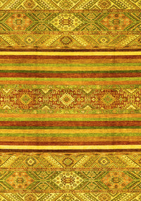 Oriental Yellow Modern Rug, abs2632yw