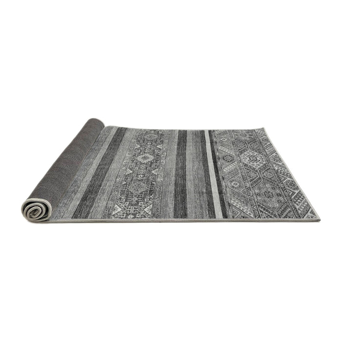 Sideview of Oriental Gray Modern Rug, abs2632gry