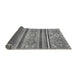 Sideview of Oriental Gray Modern Rug, abs2632gry