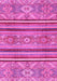Machine Washable Oriental Pink Modern Rug, wshabs2632pnk