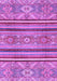 Machine Washable Oriental Purple Modern Area Rugs, wshabs2632pur