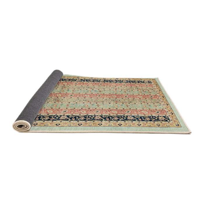 Sideview of Abstract Brown Oriental Rug, abs2633